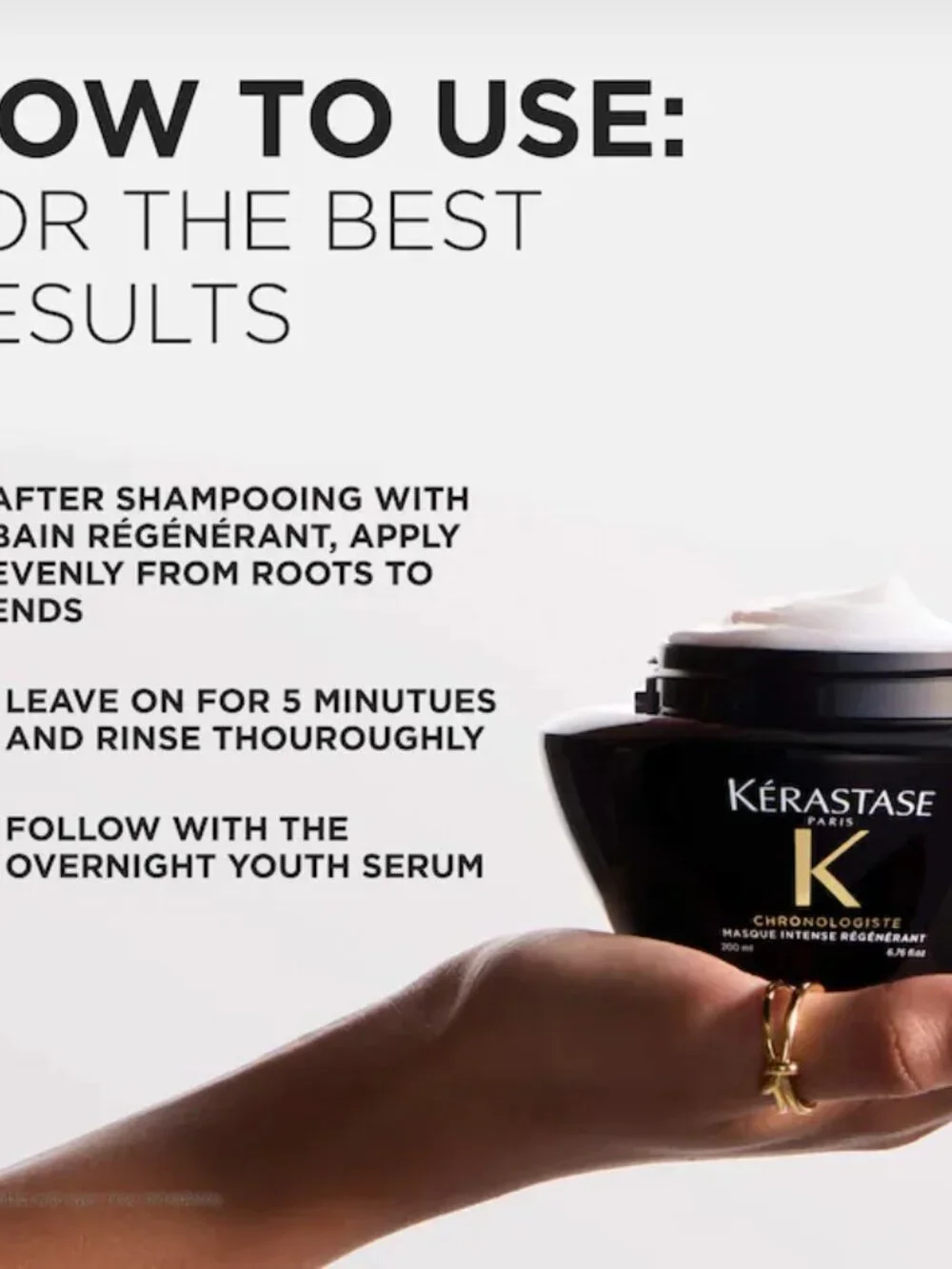 Kerastase Chronologiste Youth Revitalizing Hair Masque 200mL, 6.76 fl oz - Picture 4 of 16